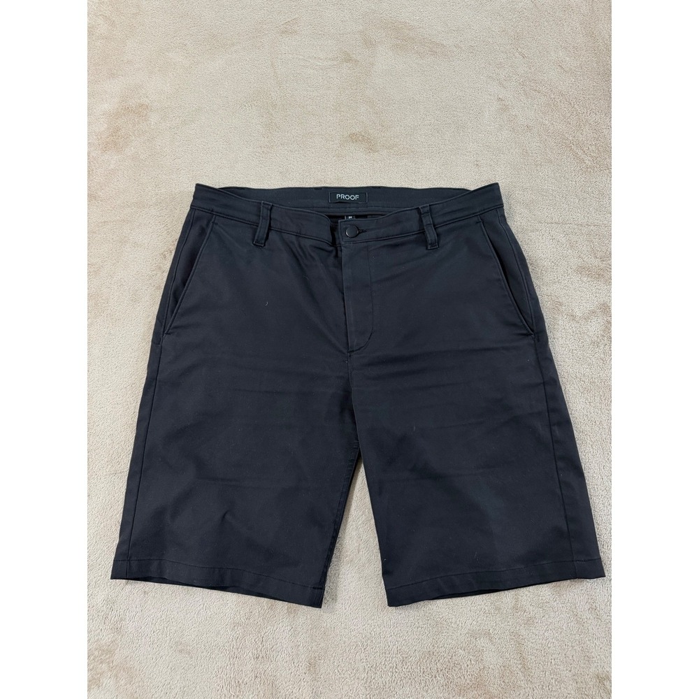 Proof Nomad Shorts Mens Size‎ 34 Black Technical Performance Chino Travel